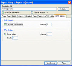 Експорт у текстовий файл