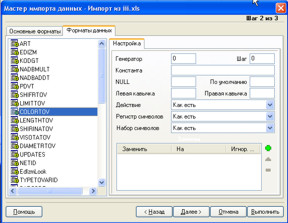 Імпорт даних