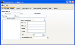 Детальна інформація про співробітника